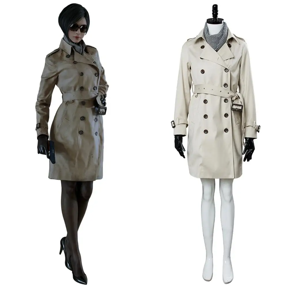 Remake RE Ada Wong/Wang Cosplay Costume Trench Coat Red Dress Halloween Carnival Suit Custom Made
Remake RE Ada Wong/Wang Cosplay Costume Trench Coat Red Dress Halloween Carnival Suit Custom Made