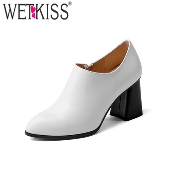 WETKISS Side Zipper High Hoof Heel Ladies Shoes Concise Style Pumps 2018 New Arrival Sexy Pointed Toe Women Shoes Female Pumps
WETKISS Side Zipper High Hoof Heel Ladies Shoes Concise Style Pumps 2018 New Arrival Sexy Pointed Toe Women Shoes Female Pumps