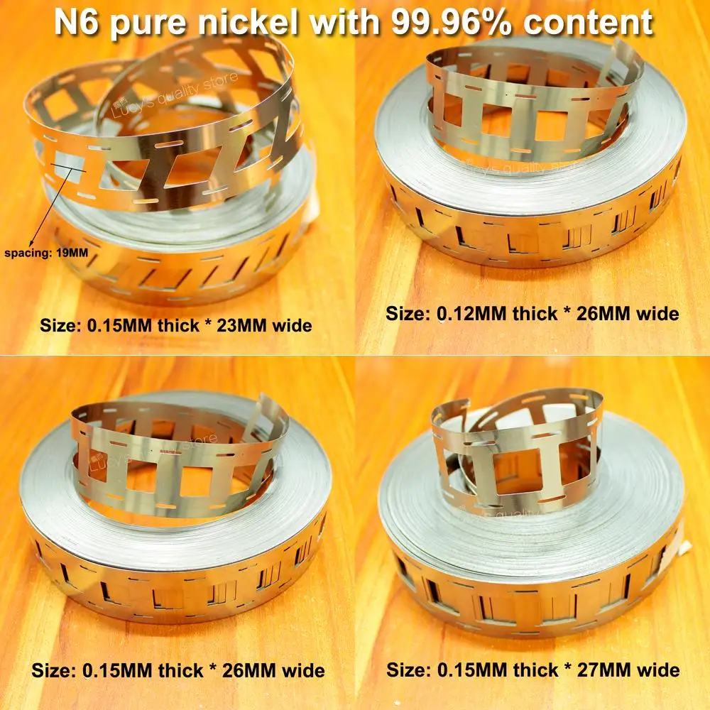 1kg 18650 Power Lithium Battery Bracket Special Nickel Piece 99.96% Pure With Spot Welding N6
1kg 18650 Power Lithium Battery Bracket Special Nickel Piece 99.96% Pure With Spot Welding N6