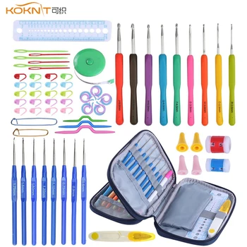KOKNIT 68pcs/Set mix size DIY Knitting Crochet Hooks set plastic and Aluminum Knitting Needles Crochet Hook Craft weaving tools
KOKNIT 68pcs/Set mix size DIY Knitting Crochet Hooks set plastic and Aluminum Knitting Needles Crochet Hook Craft weaving tools