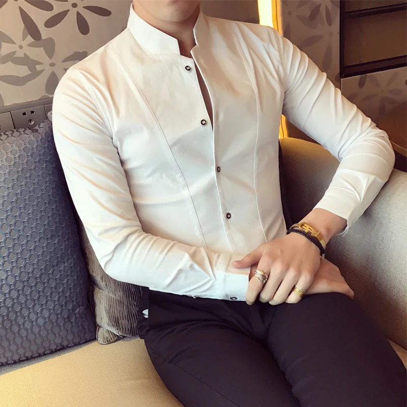 2019 New Tops Fashion Male autumn slim fit Casual pure cotton long sleeve shirts/Men's High quality Business dress shirt S-XXL
2019 New Tops Fashion Male autumn slim fit Casual pure cotton long sleeve shirts/Men's High quality Business dress shirt S-XXL