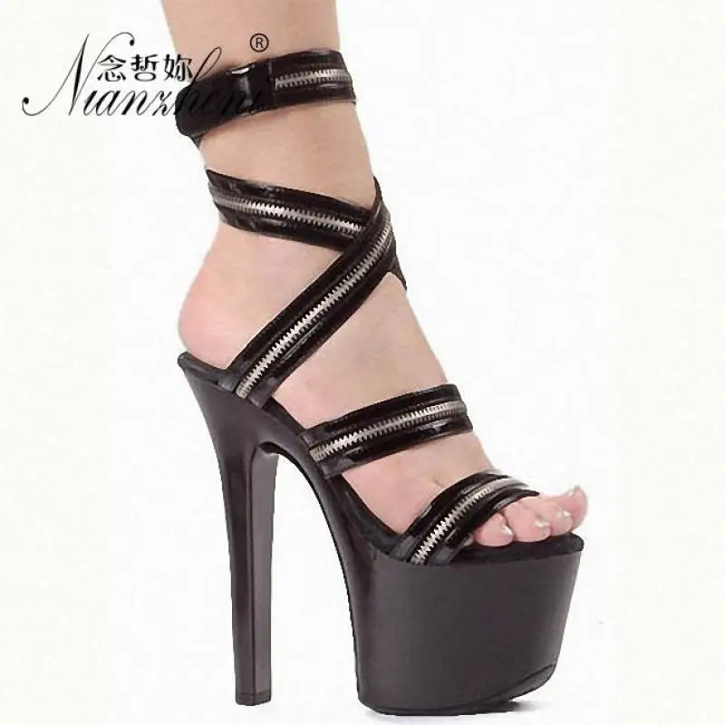6 Inch Pointed Stiletto High Heels Open Toe Cross Womens 17cm Zipper Ankle Strap High Heel Sandals Platform Pole Dance Shoes
6 Inch Pointed Stiletto High Heels Open Toe Cross Womens 17cm Zipper Ankle Strap High Heel Sandals Platform Pole Dance Shoes
