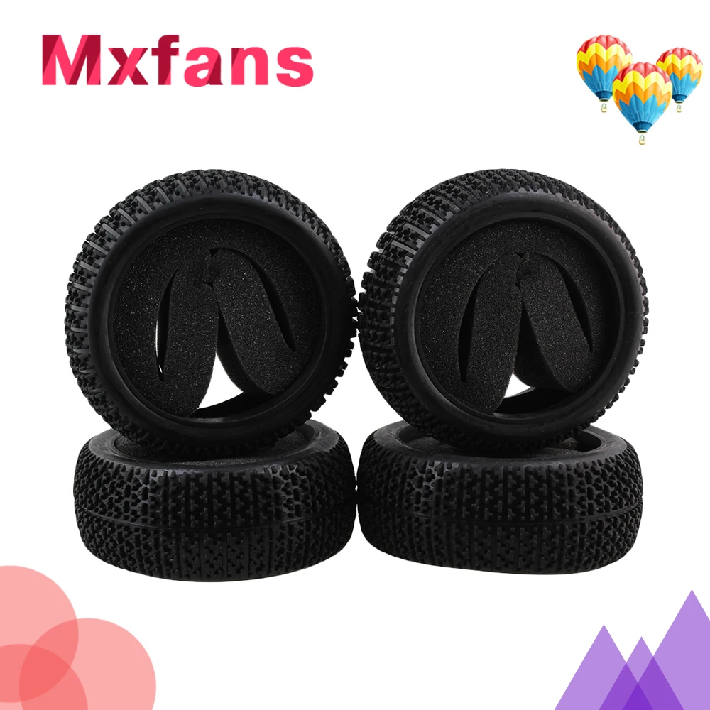 Mxfans 4x T Type Pattern Sponge Insert Rubber Tyre for RC 1:8 Off Road Black Color
Mxfans 4x T Type Pattern Sponge Insert Rubber Tyre for RC 1:8 Off Road Black Color