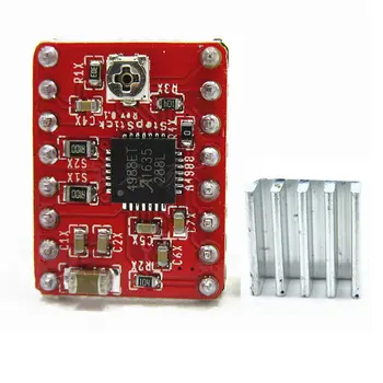 5 Pcs A4988 Stepper Motor Driver Module 3D Printer Polulu StepStick RAMPS RepRap QJ888
5 Pcs A4988 Stepper Motor Driver Module 3D Printer Polulu StepStick RAMPS RepRap QJ888