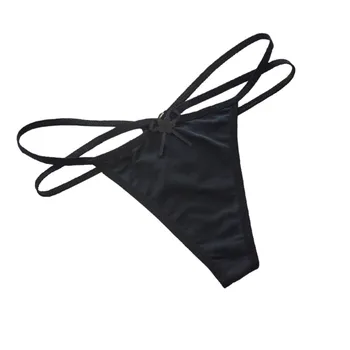 1 / Lot Female Underwear G Sexy Word Bottom Cotton File String Underwear Thong Hollow Underwear Transparent Panties Black
1 / Lot Female Underwear G Sexy Word Bottom Cotton File String Underwear Thong Hollow Underwear Transparent Panties Black