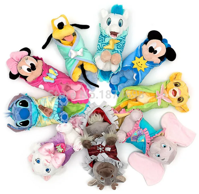 Cute Babies Baby Mickey Minnie Pluto Dog Stitch Angel Simba Marie Cat Dumbo Sulley Hercules Pegasus With Blanket Plush Toy
Cute Babies Baby Mickey Minnie Pluto Dog Stitch Angel Simba Marie Cat Dumbo Sulley Hercules Pegasus With Blanket Plush Toy