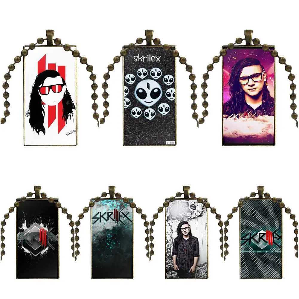 For Girls Gifts Dj Musice Skrillex Logo Vintage Jewelry Bronze Color Glass Cabochon Choker Pendant Long Rectangle Necklace
For Girls Gifts Dj Musice Skrillex Logo Vintage Jewelry Bronze Color Glass Cabochon Choker Pendant Long Rectangle Necklace