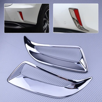 CITALL 2pcs Car Rear Bumper Tail Fog Light Lamp Cover Strip Frame Trim Silver Plastic Fit For Lexus RX350 RX450h 2016 2017 2018
CITALL 2pcs Car Rear Bumper Tail Fog Light Lamp Cover Strip Frame Trim Silver Plastic Fit For Lexus RX350 RX450h 2016 2017 2018