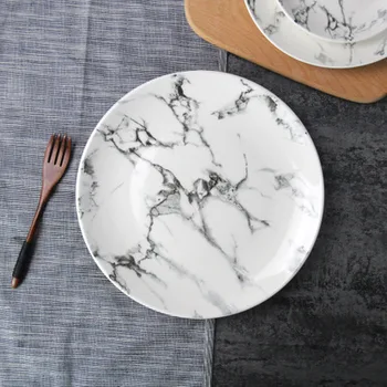 Dishes & Plates Creative ceramic marbles household round fruit Hotel bowl plate dish gift tableware
Dishes & Plates Creative ceramic marbles household round fruit Hotel bowl plate dish gift tableware