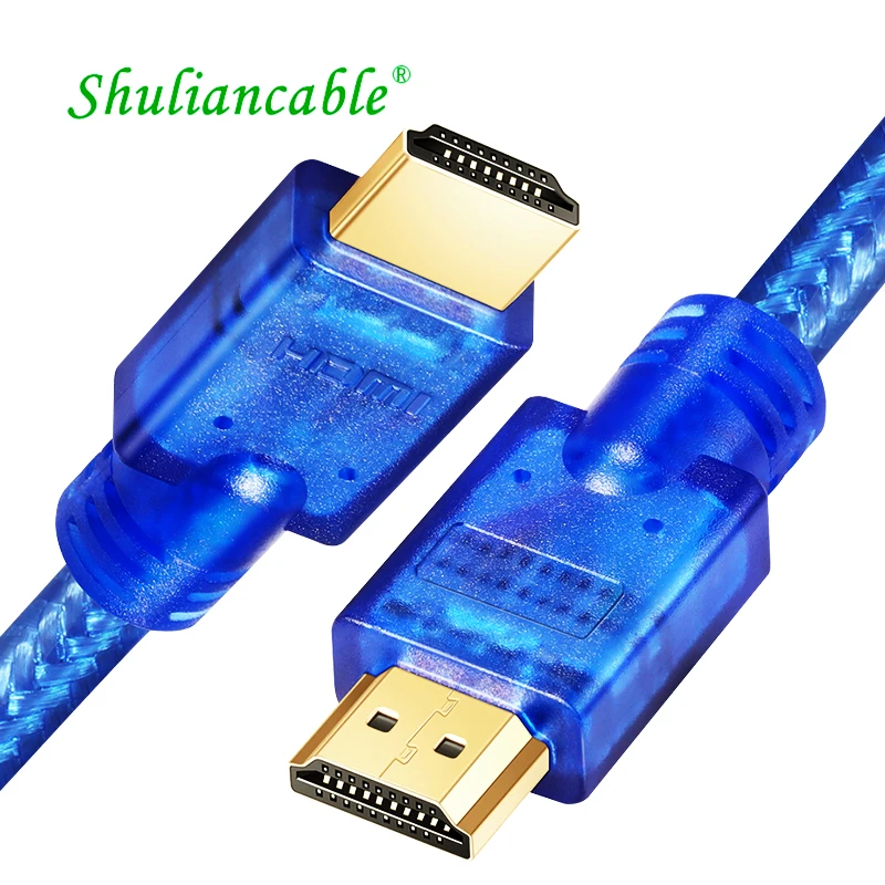 Shuliancable HDMI кабель 4K 2 0 3D для HDTV xbox 360 PS4 проектор компьютерный hdmi 1 м 3 5 7 10 м|Кабели VGA| |