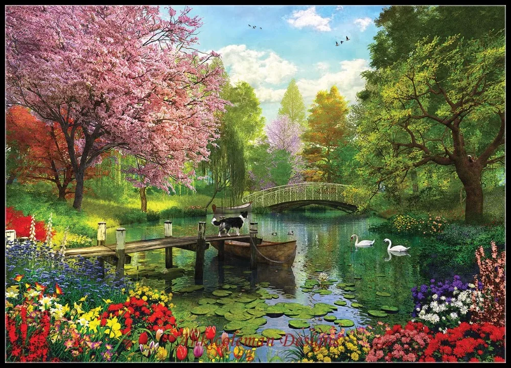Needlework for embroidery DIY French DMC High Quality - Counted Cross Stitch Kits 14 ct Oil painting - Forest Lake
Needlework for embroidery DIY French DMC High Quality - Counted Cross Stitch Kits 14 ct Oil painting - Forest Lake
