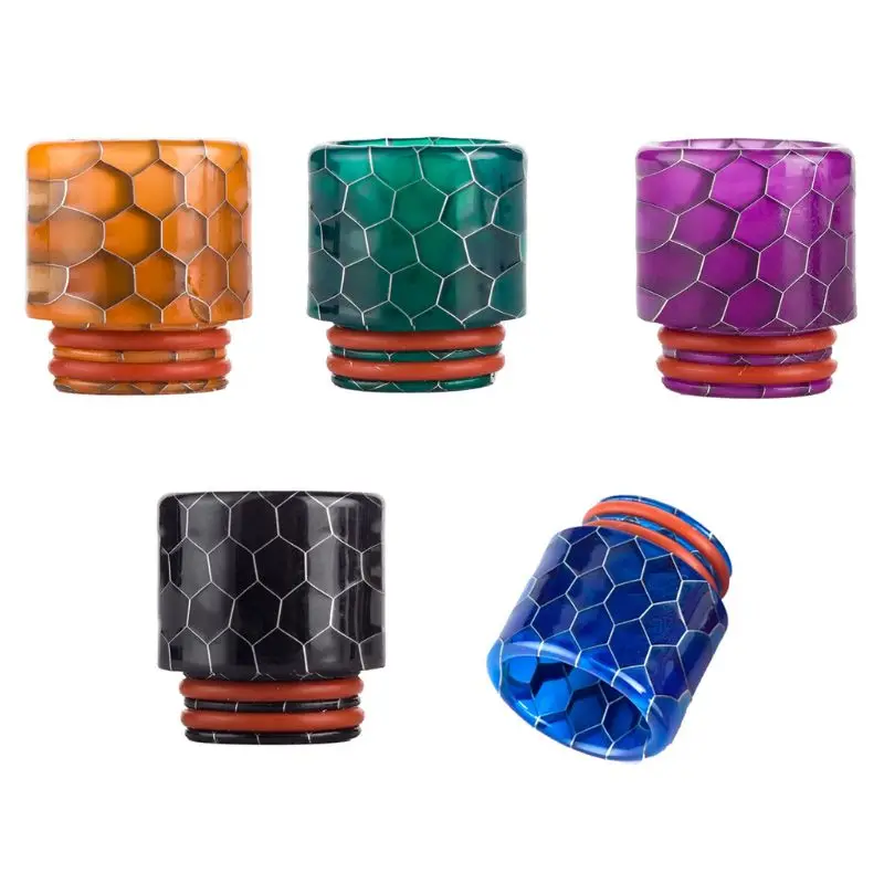 Epoxy Resin Quick Fitting 810 Mouthpiece Nozzle Snakeskin Honeycomb Drip Tip Atomizer For TFV12 Cigarettes Accessories
Epoxy Resin Quick Fitting 810 Mouthpiece Nozzle Snakeskin Honeycomb Drip Tip Atomizer For TFV12 Cigarettes Accessories