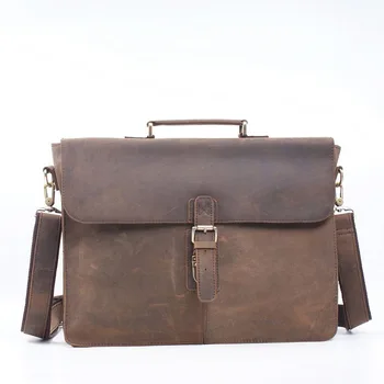 Retro Crazy Horse Cowhide Genuine Leather Men Bag Briefcase Handbag Business Zipper Laptop Messenger Shoulder Bags Men's Bag
Retro Crazy Horse Cowhide Genuine Leather Men Bag Briefcase Handbag Business Zipper Laptop Messenger Shoulder Bags Men's Bag