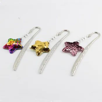 New Arrival Double-sided sequins Bookmark Creative scale Metal Book Marks For Girls Gift School Supplies Novelty Stationery
New Arrival Double-sided sequins Bookmark Creative scale Metal Book Marks For Girls Gift School Supplies Novelty Stationery