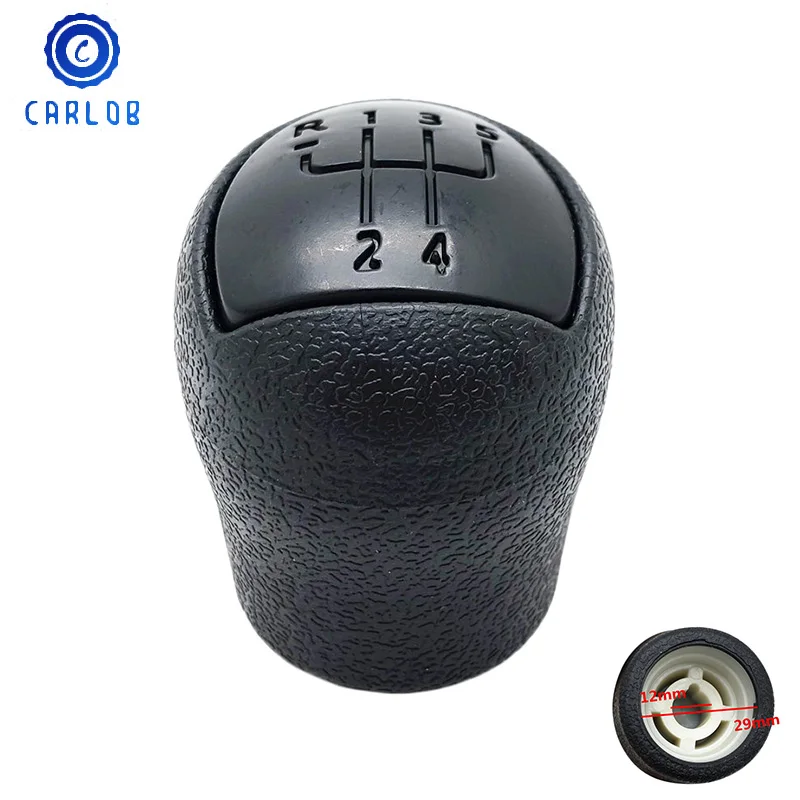 CARLOB Black 5 Speed Gear Stick Shift Knob Shifter Lever Stick Headball For Renault Clio Kangoo 2006 2007 2008 Car Accessories
CARLOB Black 5 Speed Gear Stick Shift Knob Shifter Lever Stick Headball For Renault Clio Kangoo 2006 2007 2008 Car Accessories