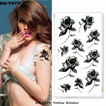 Nu-TATY Sexy Blue roses Temporary Tattoo Body Art Arm Flash Tattoo Stickers 17*10cm Waterproof Fake Henna Painless Tatto Sticker
Nu-TATY Sexy Blue roses Temporary Tattoo Body Art Arm Flash Tattoo Stickers 17*10cm Waterproof Fake Henna Painless Tatto Sticker