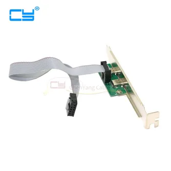 Dual Port USB 3.1 Type C USB-C Female to USB 2.0 Motherboard 9pin Header Cable with PCI Bracket Pancel
Dual Port USB 3.1 Type C USB-C Female to USB 2.0 Motherboard 9pin Header Cable with PCI Bracket Pancel