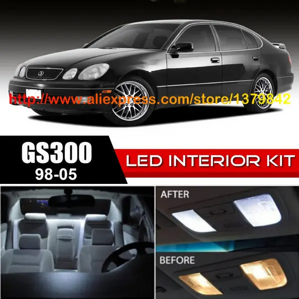 Free Shipping 12Pcs/Lot 12v Xenon White/Blue Package Kit LED Interior Lights For 98-05 Lexus GS300/GS400
Free Shipping 12Pcs/Lot 12v Xenon White/Blue Package Kit LED Interior Lights For 98-05 Lexus GS300/GS400
