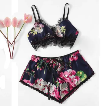 New Valentine's Day Underwear Suits 2pcs Women Sexy Satin Lace Sleepwear Babydoll Lingerie Nightdress Pajamas Set
New Valentine's Day Underwear Suits 2pcs Women Sexy Satin Lace Sleepwear Babydoll Lingerie Nightdress Pajamas Set