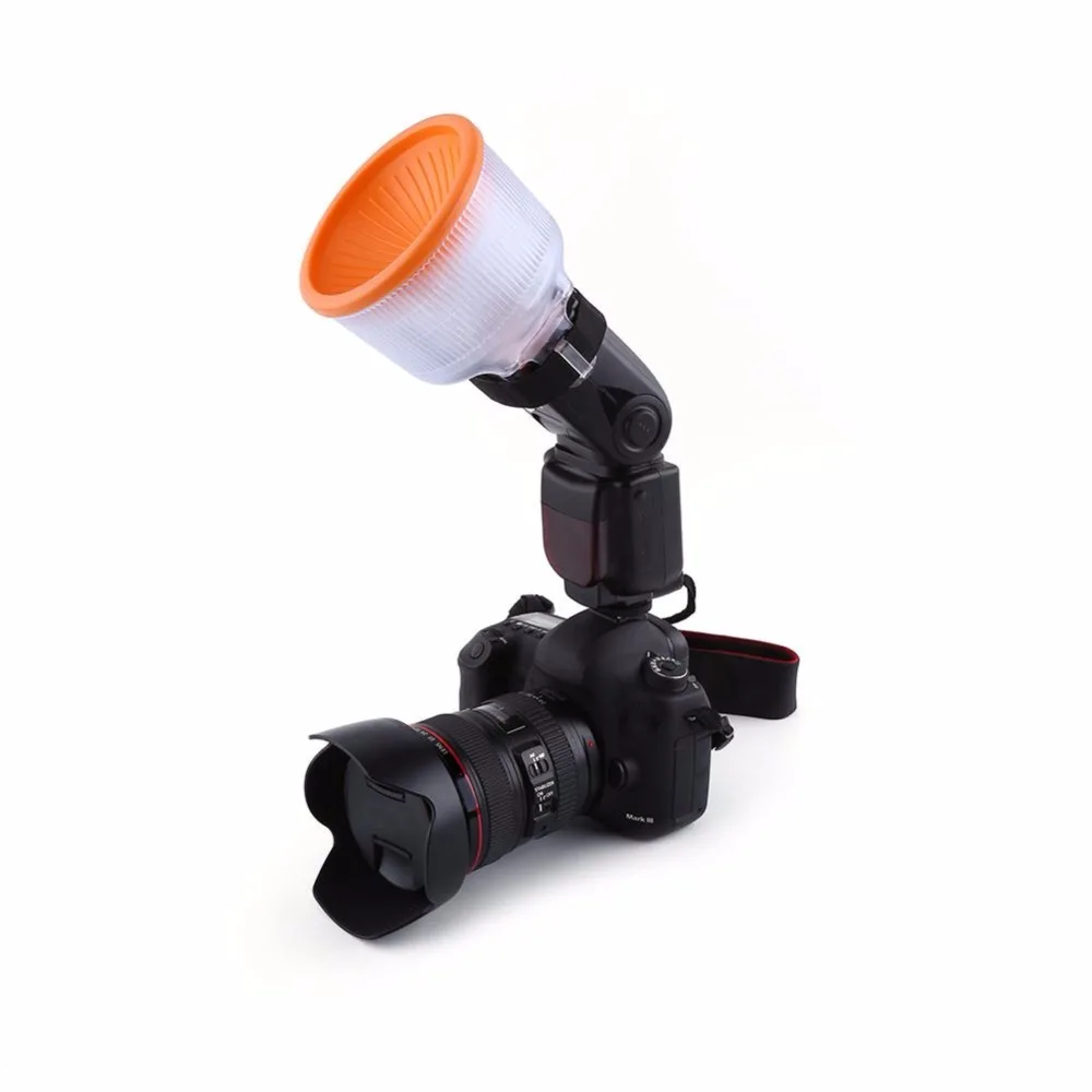 Lambency Dome Flash Diffuser Adjustable White Orange Cloud 2pcs Covers Set Canon 420EX 430EX 550EX 580EX 600EX
Lambency Dome Flash Diffuser Adjustable White Orange Cloud 2pcs Covers Set Canon 420EX 430EX 550EX 580EX 600EX