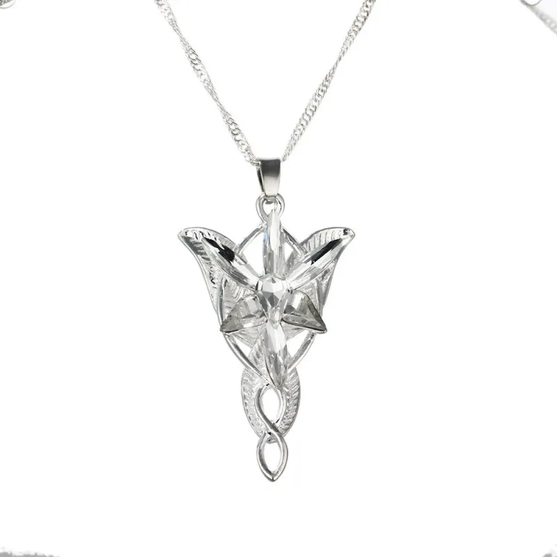 women & men Movie fine Jewelry Crystal Twilight Torque Star Silver necklaces Lord of Arwen the R/ing Evenstar Pendent necklace
women & men Movie fine Jewelry Crystal Twilight Torque Star Silver necklaces Lord of Arwen the R/ing Evenstar Pendent necklace