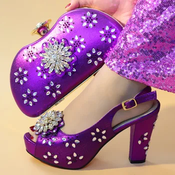 Latest Design Nigerian Shoes and Matching Bags Set Decorated with Rhinestone Luxury Shoes Women 2019 Women Summer Party Shoes
Latest Design Nigerian Shoes and Matching Bags Set Decorated with Rhinestone Luxury Shoes Women 2019 Women Summer Party Shoes