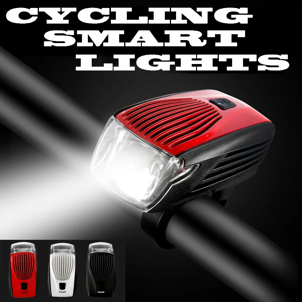 GIYO Bicycle Light Lamp Cycle Bike Smart Led Front Lights Cycling Headlight Riding Flashlights Accessories R5
GIYO Bicycle Light Lamp Cycle Bike Smart Led Front Lights Cycling Headlight Riding Flashlights Accessories R5