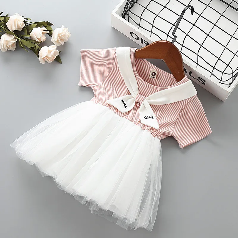 0-3 years High quality baby girl dress 2019 new summer fashion bow stripe kid children baby girl clothing party princess dress
0-3 years High quality baby girl dress 2019 new summer fashion bow stripe kid children baby girl clothing party princess dress