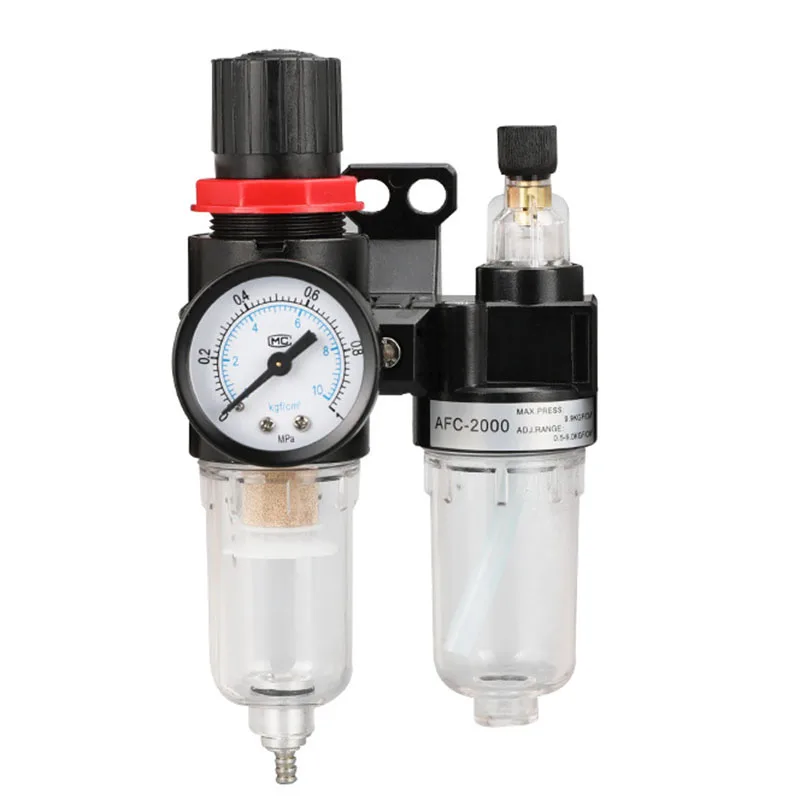 Reusable Water Oil Separator Filter Reusable Regulator Compressor Gauge Aluminum Alloy AFC2000 Home Garden Supplies
Reusable Water Oil Separator Filter Reusable Regulator Compressor Gauge Aluminum Alloy AFC2000 Home Garden Supplies