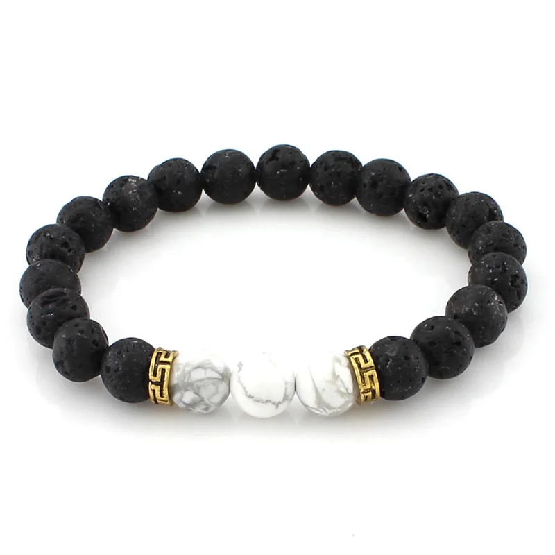 1 Pc White Green Red Charm Wristband Round Rosary Natural Lave Stone Beads Bracelet Wristband Men Women Friendship Jewelry Gift 
1 Pc White Green Red Charm Wristband Round Rosary Natural Lave Stone Beads Bracelet Wristband Men Women Friendship Jewelry Gift