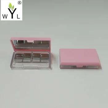 Empty Square Pink Eyeshadow Compact with Mirror Plastic Blusher Lipstick Container Cosmetic Eyeshadow Powder Case
Empty Square Pink Eyeshadow Compact with Mirror Plastic Blusher Lipstick Container Cosmetic Eyeshadow Powder Case