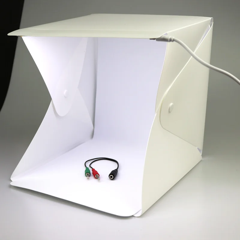 Studio Soft Box Portable Mini Foldable Camera Photo LED Photography Backdrop LED Light Room Tent Tabletop Shooting Lighting Box
Studio Soft Box Portable Mini Foldable Camera Photo LED Photography Backdrop LED Light Room Tent Tabletop Shooting Lighting Box