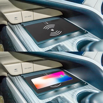 Car QI Wireless Charger Console Fast Charging Case Car Phone Holder Panel for Toyota for Camry 8th 2018 for iPhone 8 X XS 
Car QI Wireless Charger Console Fast Charging Case Car Phone Holder Panel for Toyota for Camry 8th 2018 for iPhone 8 X XS