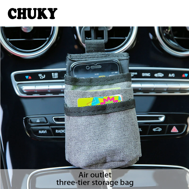CHUKY Car Air Outlet Multifunction Storage Bag Mobile Phone Holder For Renault megane 2 3 Kia rio ceed Mitsubishi lancer asx
CHUKY Car Air Outlet Multifunction Storage Bag Mobile Phone Holder For Renault megane 2 3 Kia rio ceed Mitsubishi lancer asx