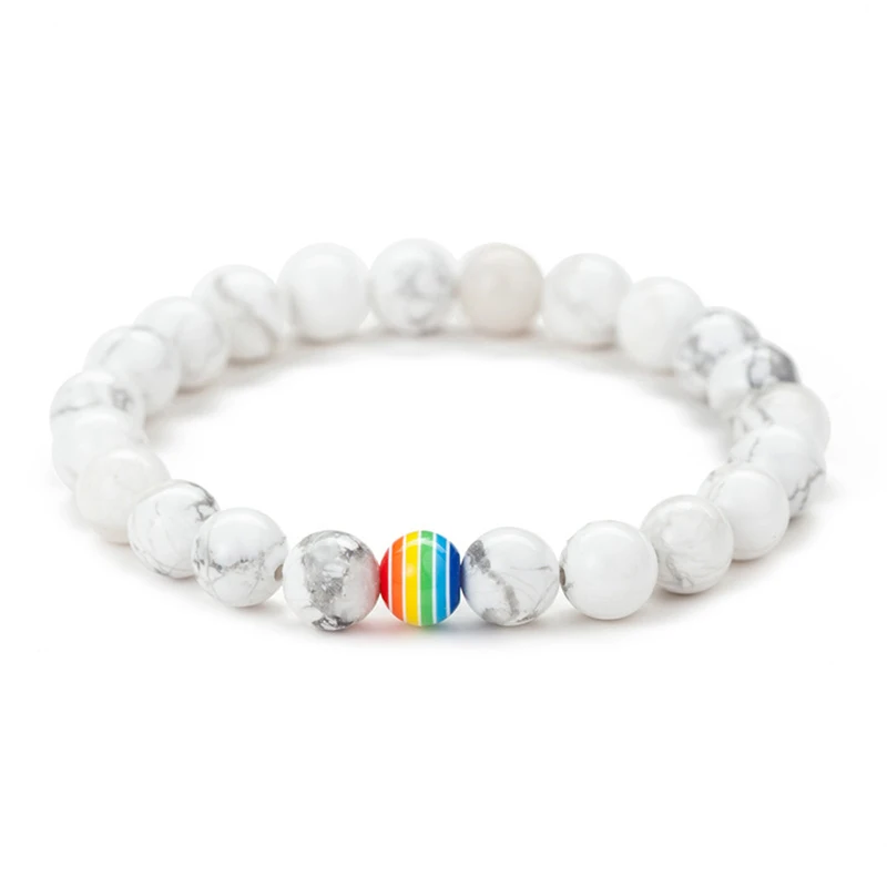 Black & White Scrub Gay Pride Rainbow Bracelet For Men Women Friendship Gifts Wedding Party Bracelet Jewelry#ES40
Black & White Scrub Gay Pride Rainbow Bracelet For Men Women Friendship Gifts Wedding Party Bracelet Jewelry#ES40