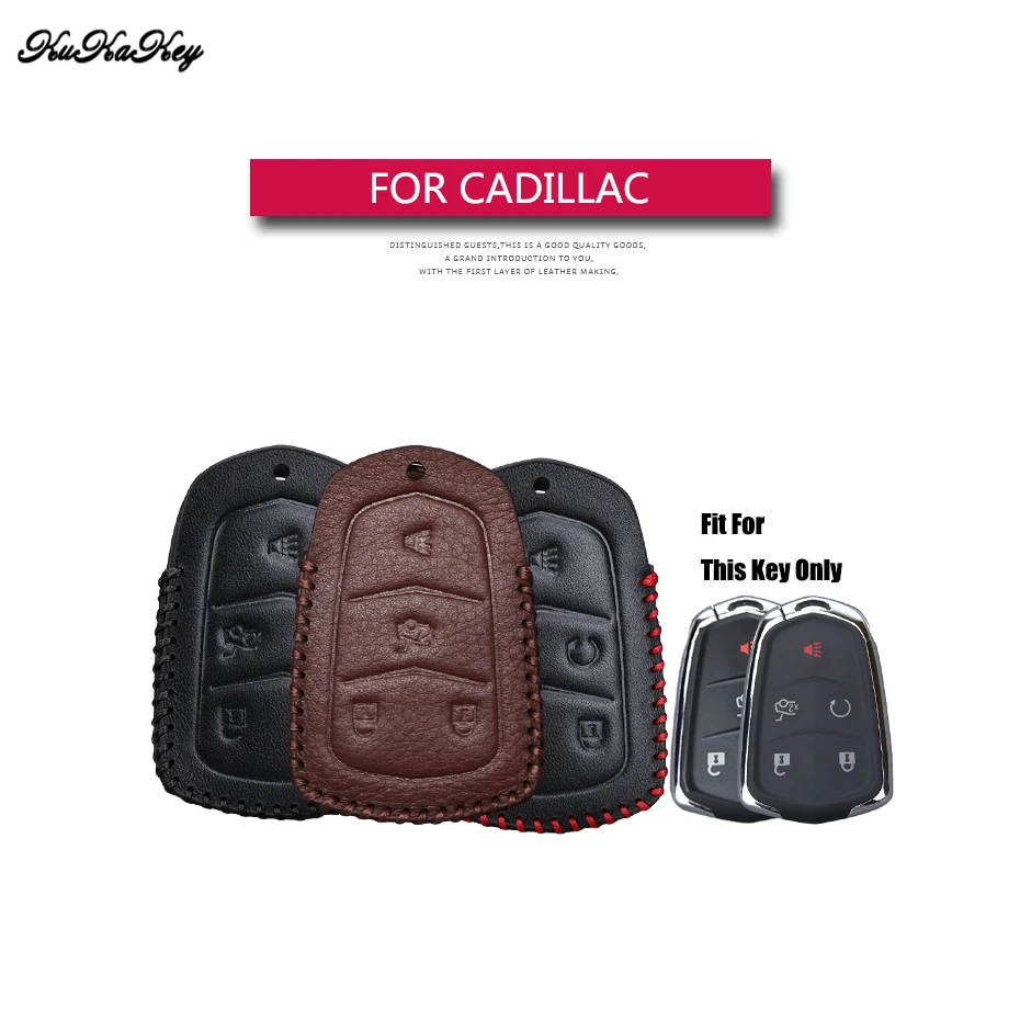 KUKAKEY Genuine Leather Remote Keyless Car Key Case Cover For Cadillac CTS ATS 28T CTS-V coupe SRX Escalade Key Holder Best Gift
KUKAKEY Genuine Leather Remote Keyless Car Key Case Cover For Cadillac CTS ATS 28T CTS-V coupe SRX Escalade Key Holder Best Gift