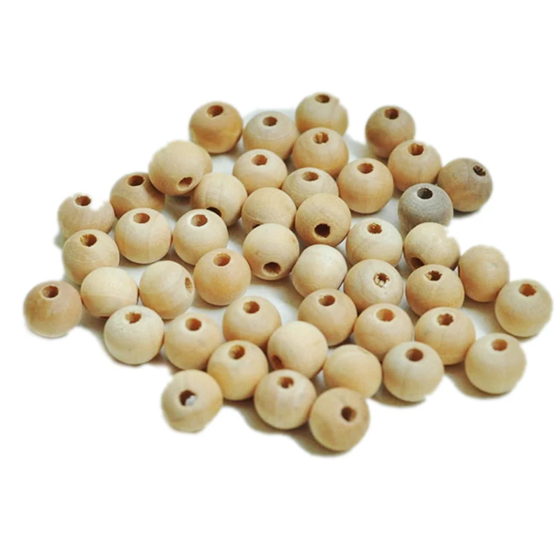100PCs Natural Ball Wood Spacer Beads 8mm For Charm Bracelet Wholesale Baby Wood Beads Jewelry DIY Wooden Necklace
100PCs Natural Ball Wood Spacer Beads 8mm For Charm Bracelet Wholesale Baby Wood Beads Jewelry DIY Wooden Necklace