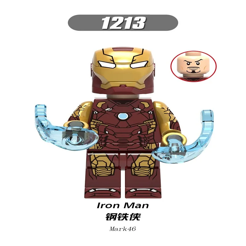 Single Sale X1213 War Machine Iron Man Avengers 4 Action Figures Building Blocks Bricks Model legoing Minifigured Children Toys
Single Sale X1213 War Machine Iron Man Avengers 4 Action Figures Building Blocks Bricks Model legoing Minifigured Children Toys