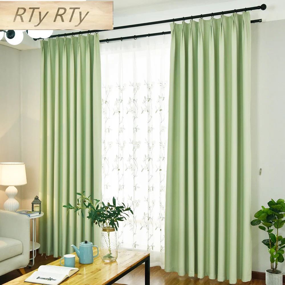 Modern Blackout Curtains For Living Room Pink/green/blue/purple Bedroom Finished Drapes For Window Treatment
Modern Blackout Curtains For Living Room Pink/green/blue/purple Bedroom Finished Drapes For Window Treatment