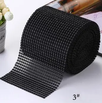 10Yards 4.75" Width Black Sparkling Diamond Mesh Wrap Crystal Rhinestone Ribbon Wedding Home Decoration DIY Accessories
10Yards 4.75" Width Black Sparkling Diamond Mesh Wrap Crystal Rhinestone Ribbon Wedding Home Decoration DIY Accessories