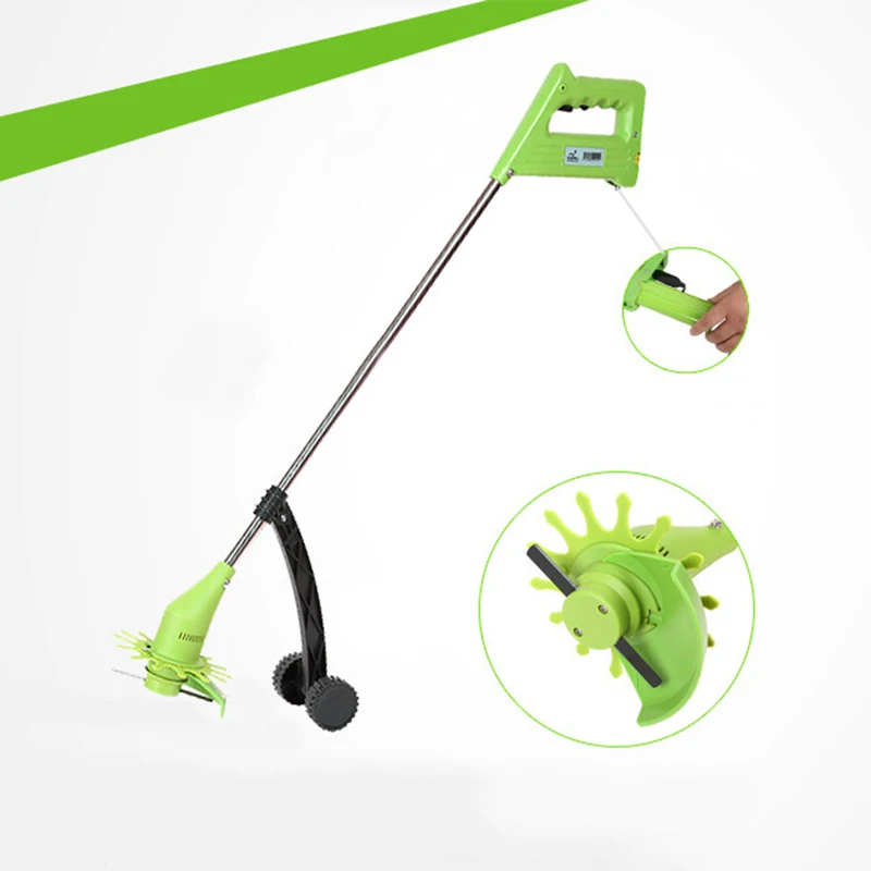 MX-DEMEL Cordless Electric Lawn Mower Household Portable Multi-purpose Weeder Lawn Mower Gardening Garden Grass Trimmer
MX-DEMEL Cordless Electric Lawn Mower Household Portable Multi-purpose Weeder Lawn Mower Gardening Garden Grass Trimmer