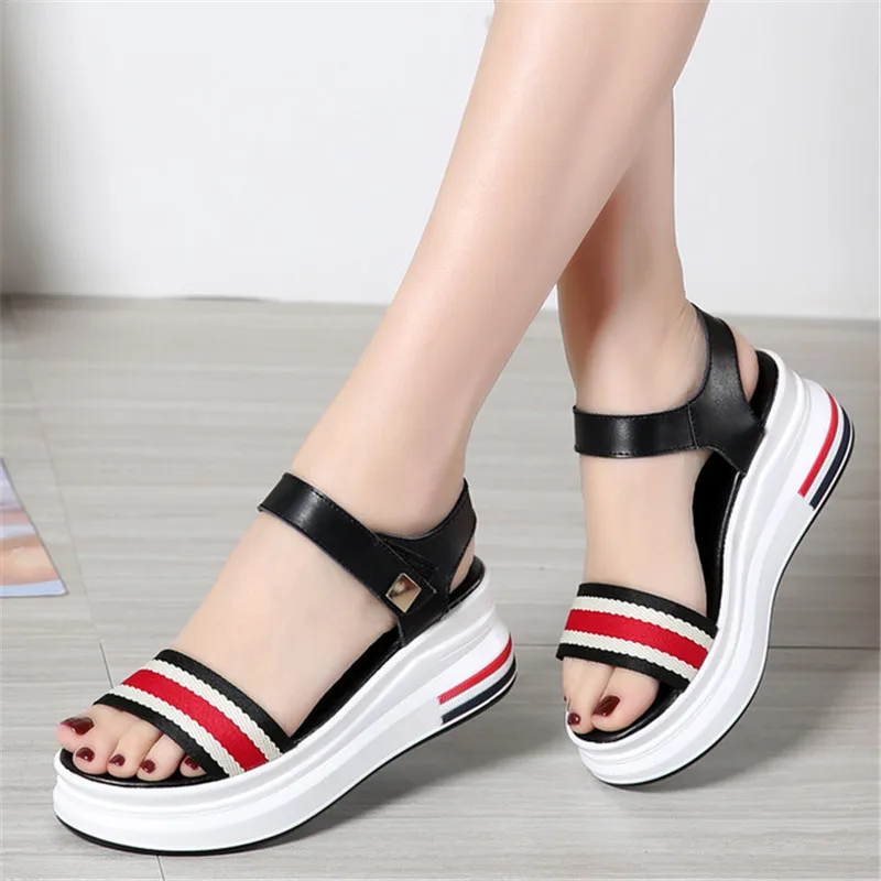 TANGNEST Women's Summer Platform Sandals Shoes Woman Mixed Color Sandalias Mujer Heel High Casual Sandals XWZ5972
TANGNEST Women's Summer Platform Sandals Shoes Woman Mixed Color Sandalias Mujer Heel High Casual Sandals XWZ5972