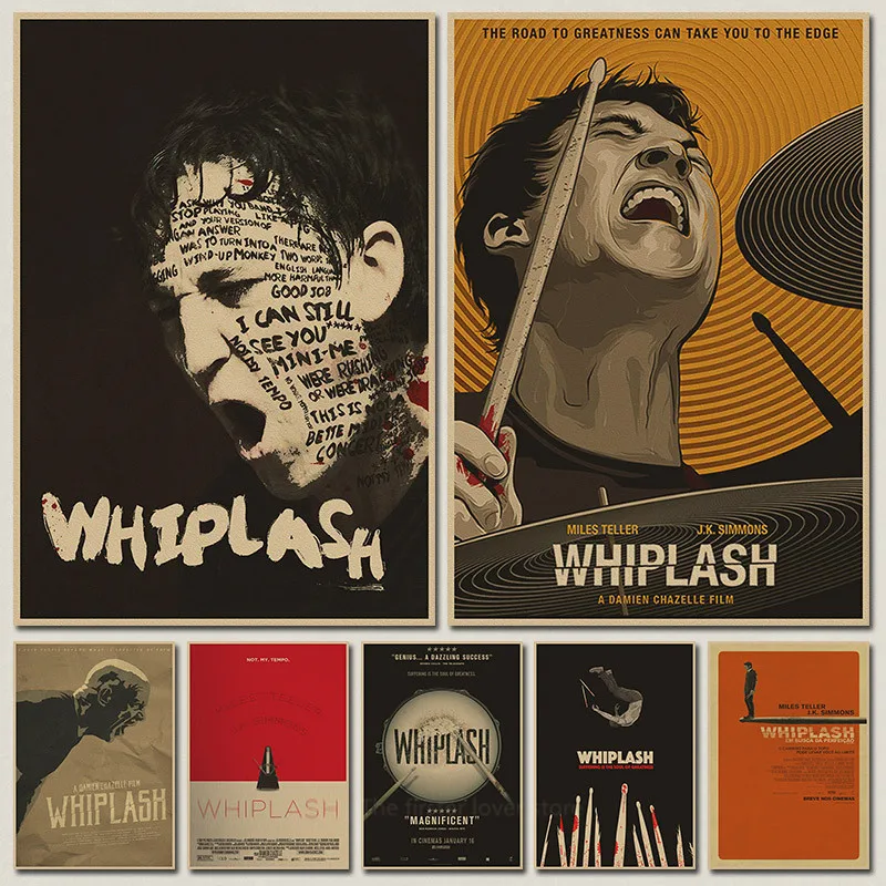 Whiplash Oscar vintage Poster retro kraft paper posters wallpaper paste wall sticker part 2 
Whiplash Oscar vintage Poster retro kraft paper posters wallpaper paste wall sticker part 2