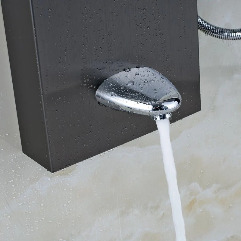 Description Picture 5 of itemYANKSMART Bathroom Stainless Steel Shower Column Wall Mounted Pannel +Handshower+Tub Spout+Massage System Shower Screen