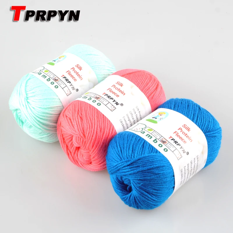 TPRPYN 50 г = 1 шт. шерстяная пряжа для вязания пряжи крючком хлопчатобумажная линий