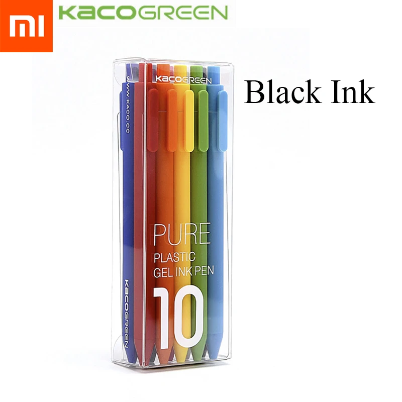 10pcs Original Xiaomi Mijia Smart Home Kaco Pen 0.5mm Core Durable Signing Pen 10 Pcs/Box Refill Black Blue Red Ink
10pcs Original Xiaomi Mijia Smart Home Kaco Pen 0.5mm Core Durable Signing Pen 10 Pcs/Box Refill Black Blue Red Ink