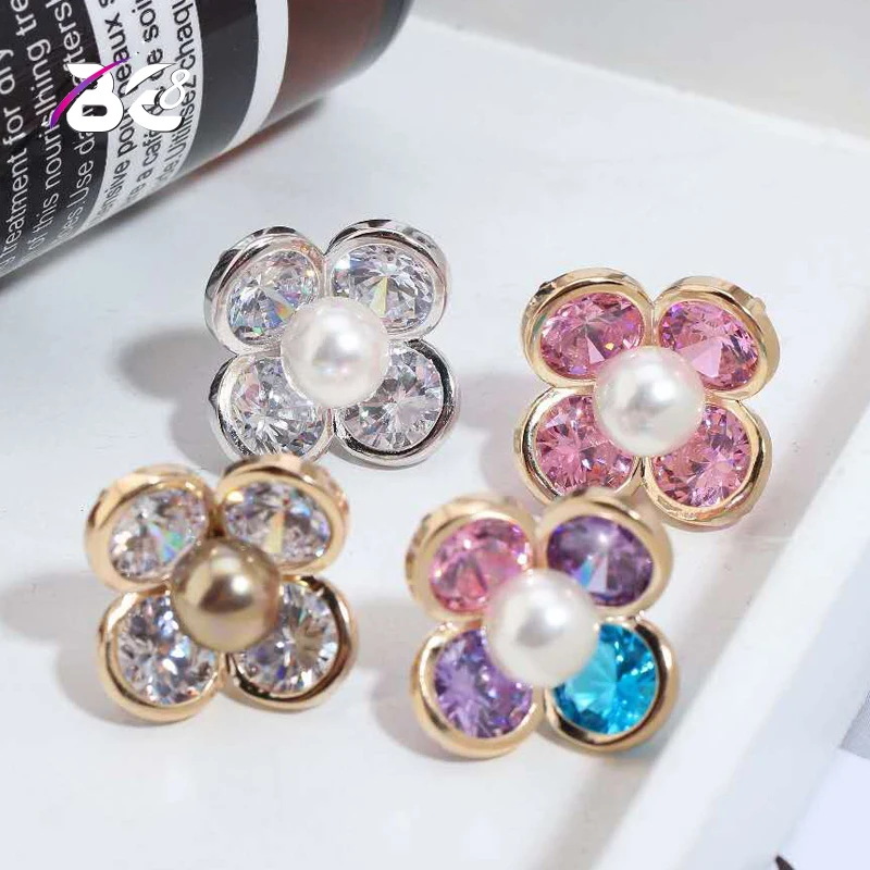 Be 8 Fashion Women Stud Earrings High Quality AAA Cubic Zirconia Stone Flower Design Stud Earring Pendientes Mujer Moda E751
Be 8 Fashion Women Stud Earrings High Quality AAA Cubic Zirconia Stone Flower Design Stud Earring Pendientes Mujer Moda E751