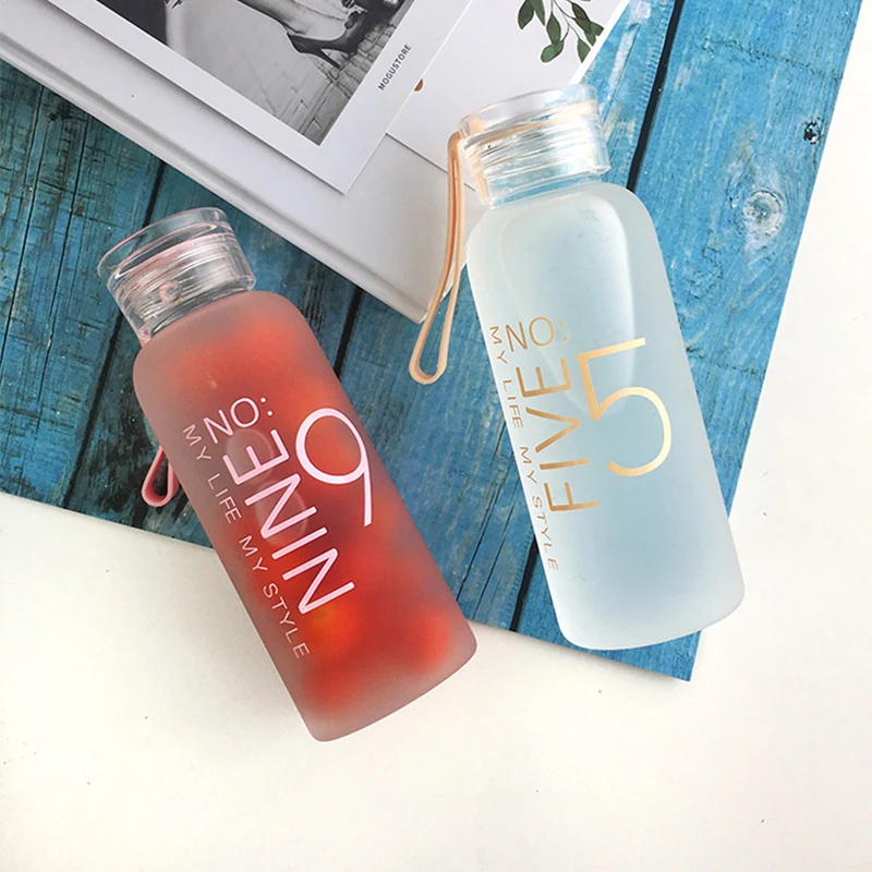 Portable Sport Drink Water Bottle Creative Numbers Glass Bottle Creative Fashion Style Water Bottle Fruit Tea Bottle with Rope
Portable Sport Drink Water Bottle Creative Numbers Glass Bottle Creative Fashion Style Water Bottle Fruit Tea Bottle with Rope