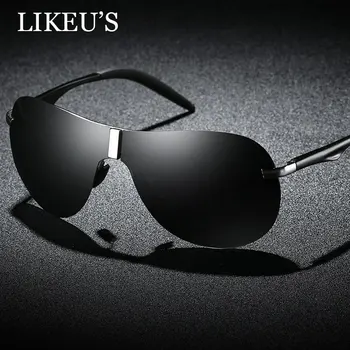 LIKEU'S Rimless Men Sunglasses Polarized UV400 Driving Sun Glasses Male Eyewears Accessories For Men oculos de sol male shades
LIKEU'S Rimless Men Sunglasses Polarized UV400 Driving Sun Glasses Male Eyewears Accessories For Men oculos de sol male shades