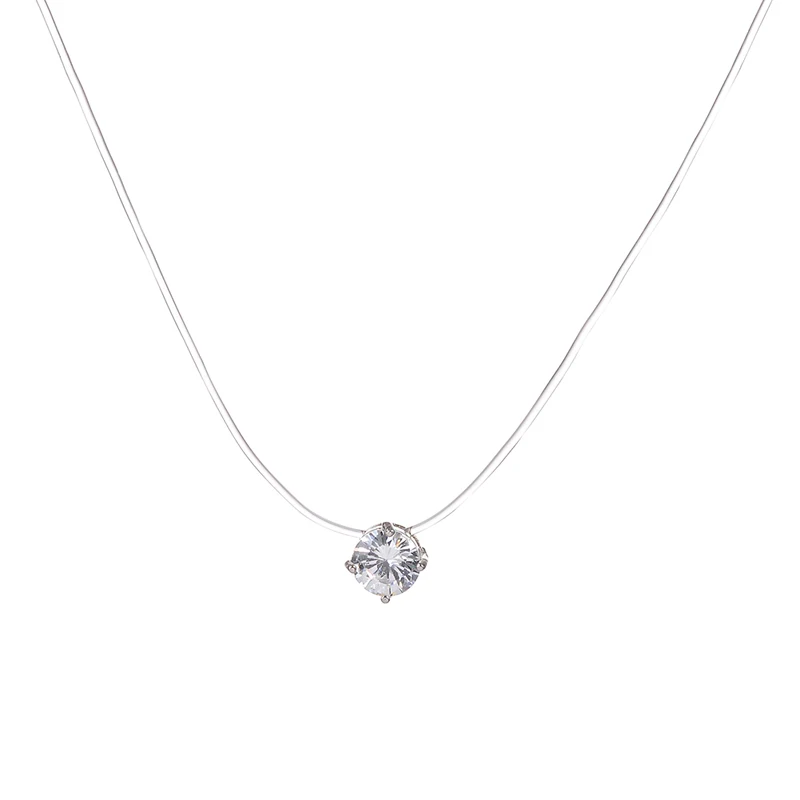 Invisible Transparent Zircon Choker Necklace Women new Fashion Jewelry Cute Gift round heart Star Triangle Water Drop Design
Invisible Transparent Zircon Choker Necklace Women new Fashion Jewelry Cute Gift round heart Star Triangle Water Drop Design